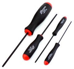 Bondhus 4pc Hex Screwdriver Set Ball End Precision Metric Sizes 1.5-3mm USA MADE