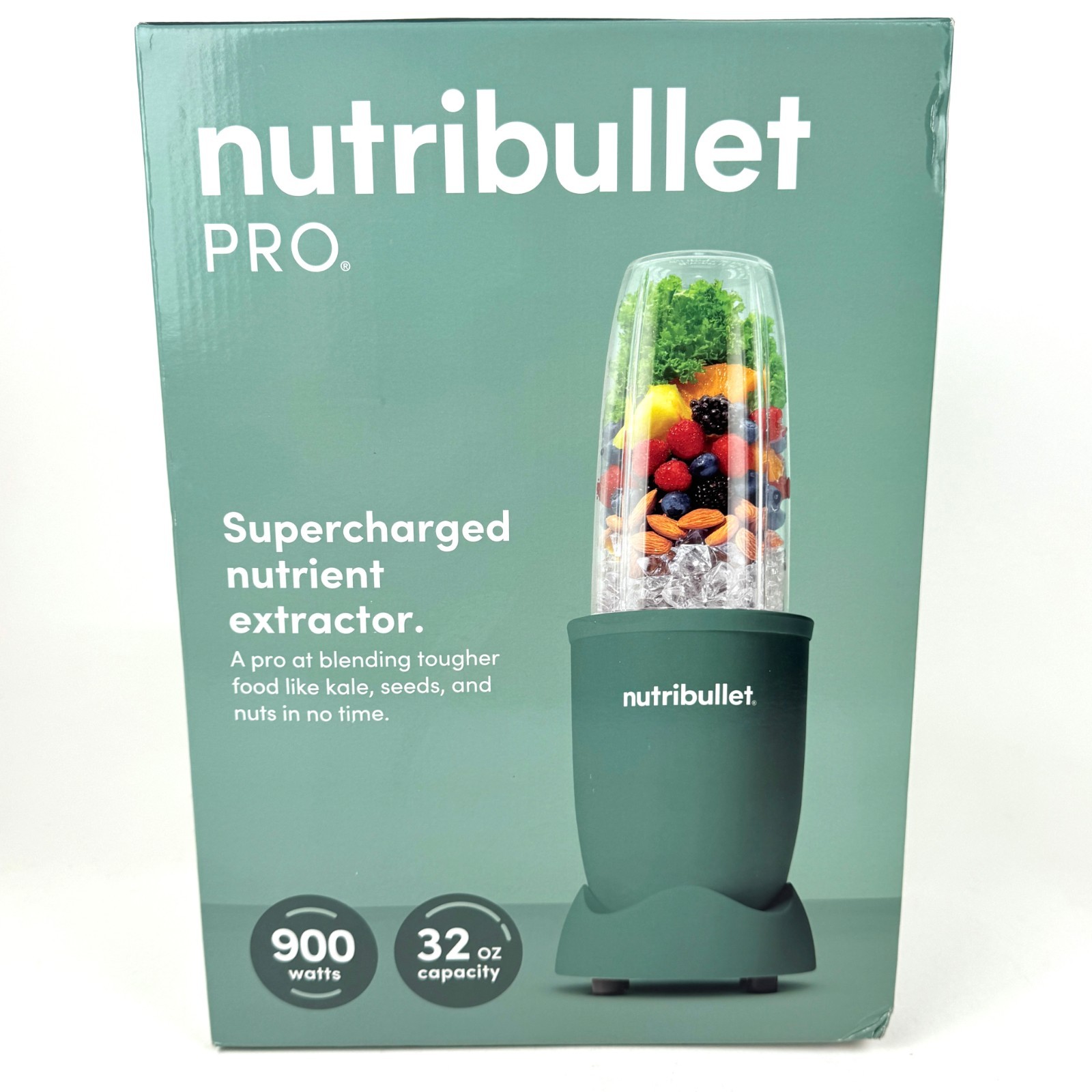 Nutribullet Pro Blender 900W 32oz Eucalyptus Green NIB gallery
