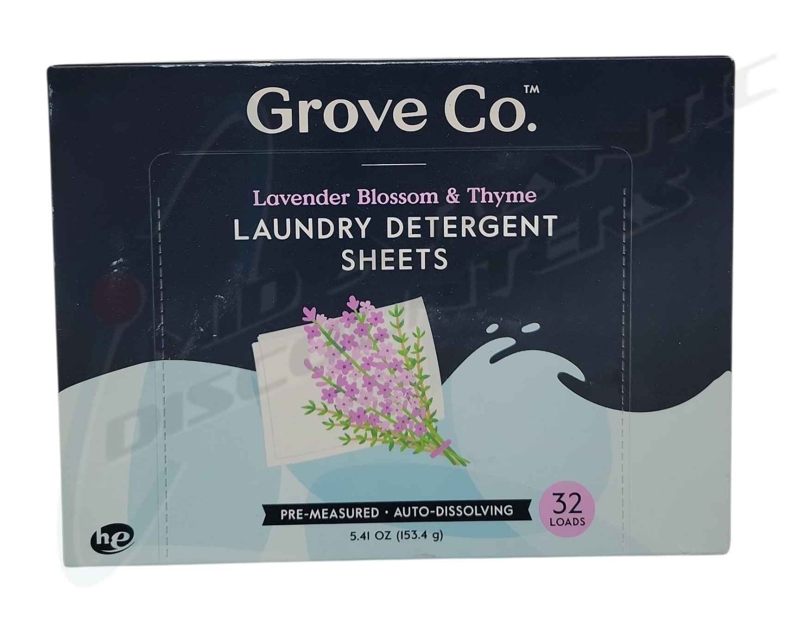 Grove Co. Laundry Detergent Sheets Lavender Blossom & Thyme 32 Loads HE gallery