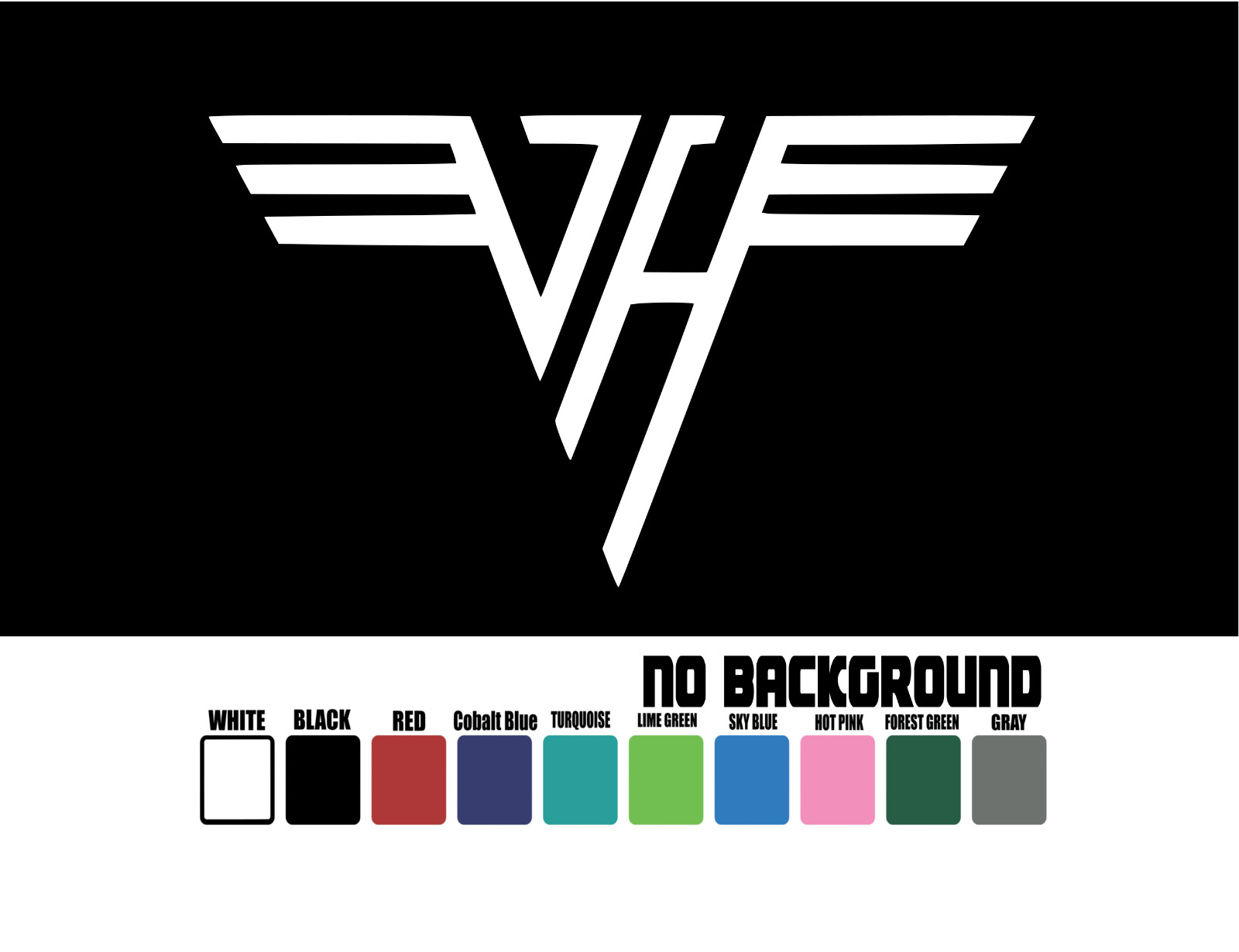 Van Halen Logo Band Vinyl Decal Sticker Die Cut Window Car Truck Laptop Wall gallery