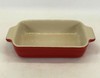 Le Creuset Rectangular Stoneware 7" x 5" Red Baking Dish #13-27 gallery