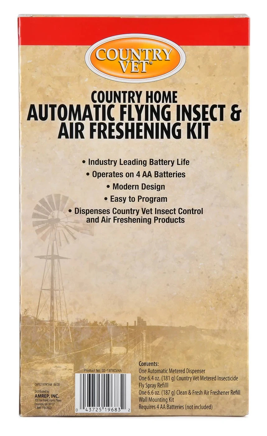 Country Vet Fly Insect Kill System & Air Freshening Kit (Battery Powered) gallery