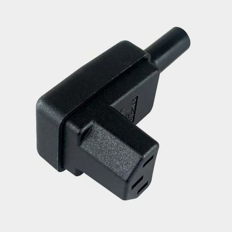 IEC C13 Ac Power Plug Lower Bend UL Certification, 10A/15A 250Vac Power Plug gallery