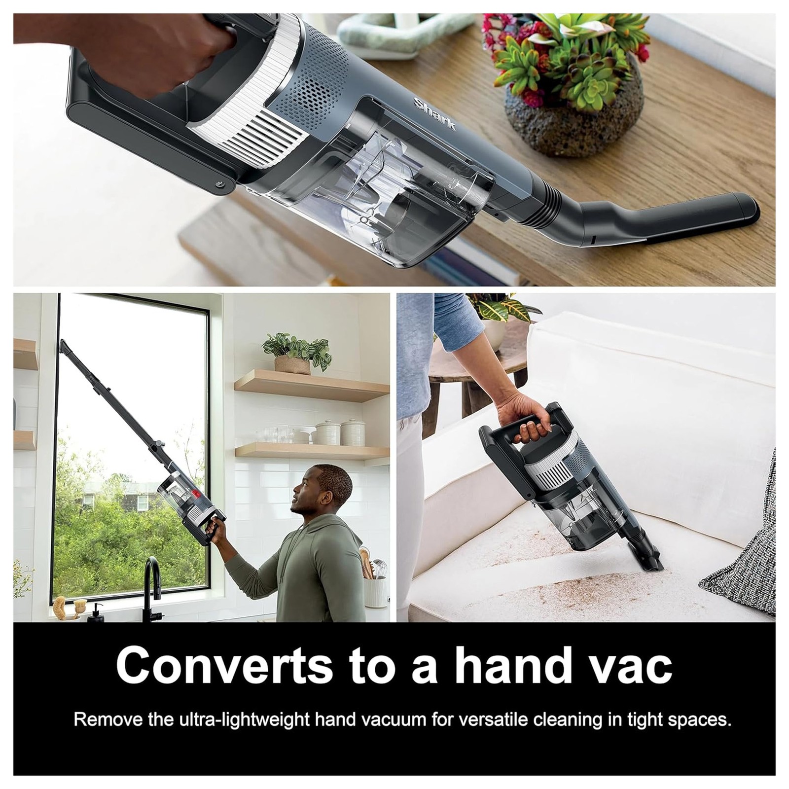Shark Stratos Cordless Vacuum, Clean IQ & PowerFins (Certified Refurbished) gallery