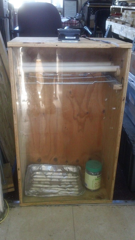 Homemade Biltong Box, 32inx19inx12in, Glass Front, No Shipping, Locals Only, NEW gallery