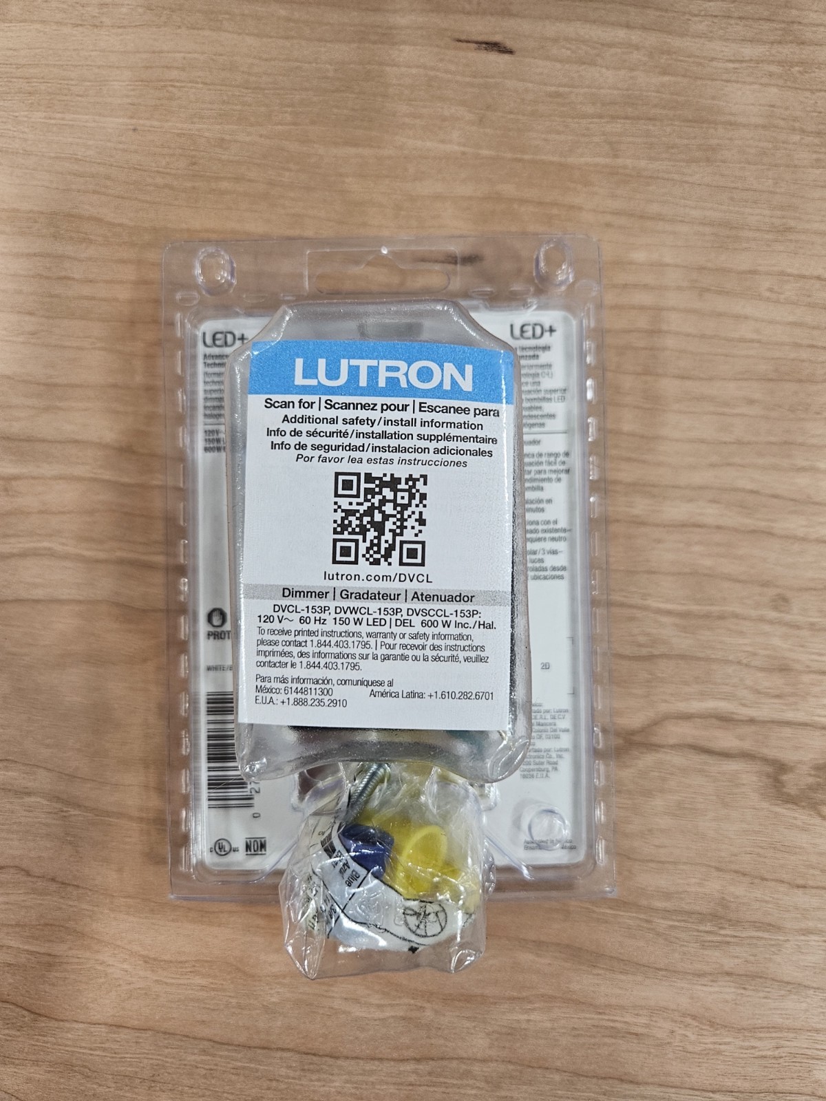 NEW Lutron Diva DVCL-153PH Dimmer Switch White Single Pole/3-Way 150W CFL/LED gallery