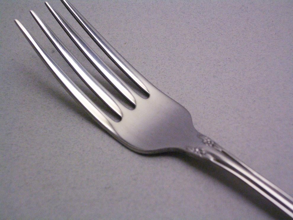 Oneida Rogers WOODCREST AMADEUS MANSFIELD Glossy Dinner Fork 7 1/4" Stainless gallery