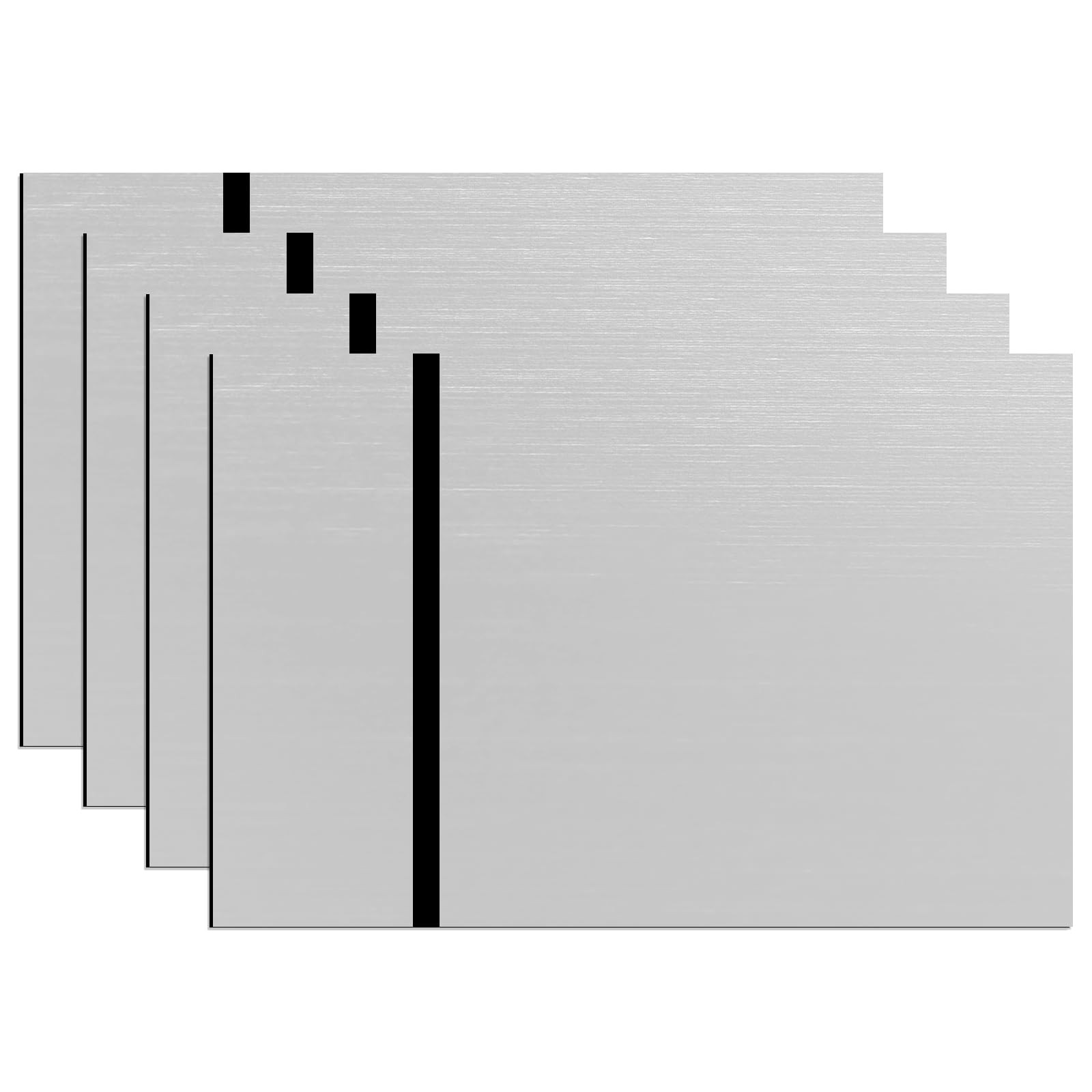 4PCS Laser Engraving Double Color ABS Plastic Sheet,Two-Tone Laserable Engrav... gallery