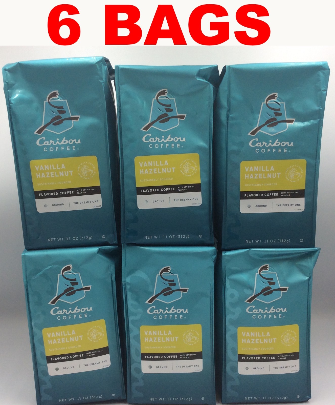 Caribou Coffee Vanilla Hazelnut Ground Coffee Medium Roast, 12 oz ☕MAR/2026☕ gallery