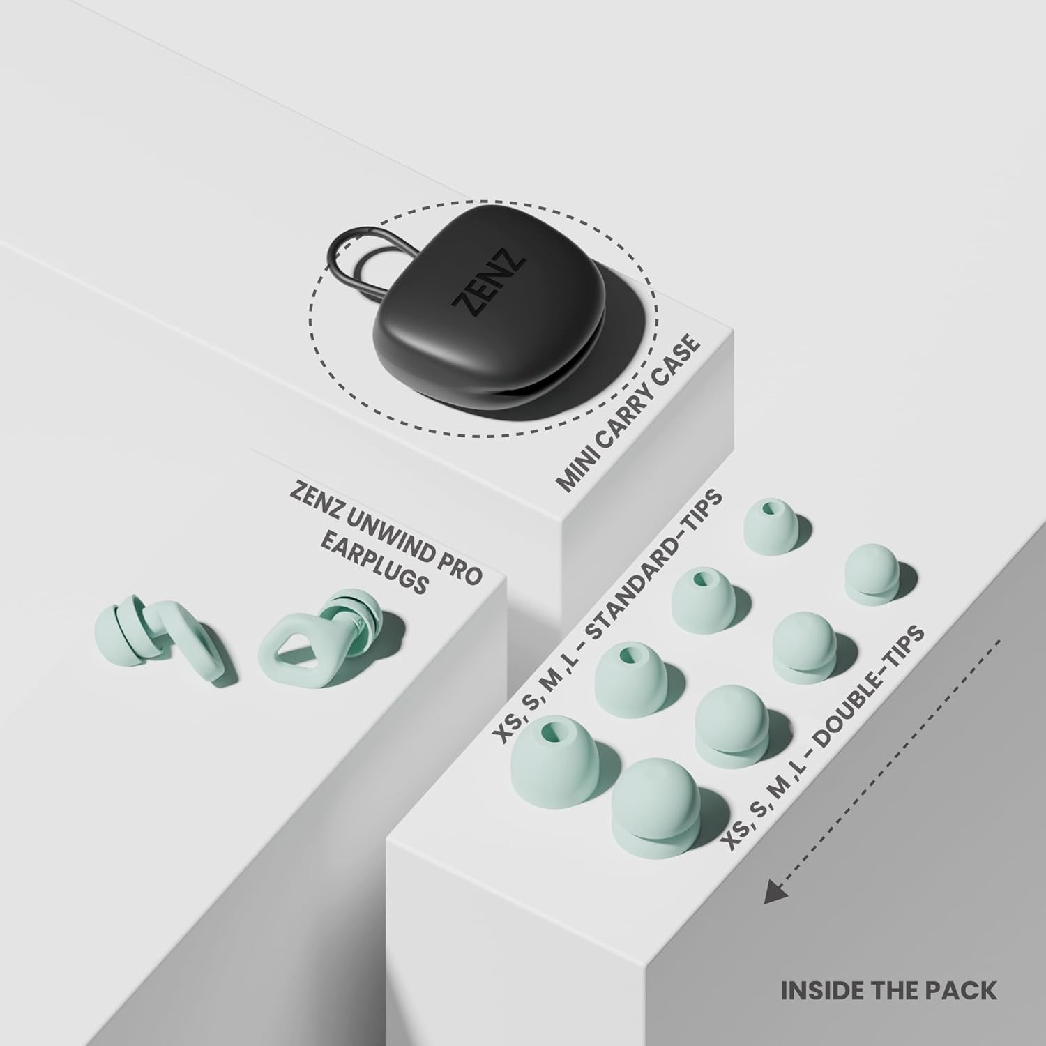 Zenz Unwind Pro Silicone Ear Plugs 35dB Noise Reduction Reusable Sleep Earplugs gallery