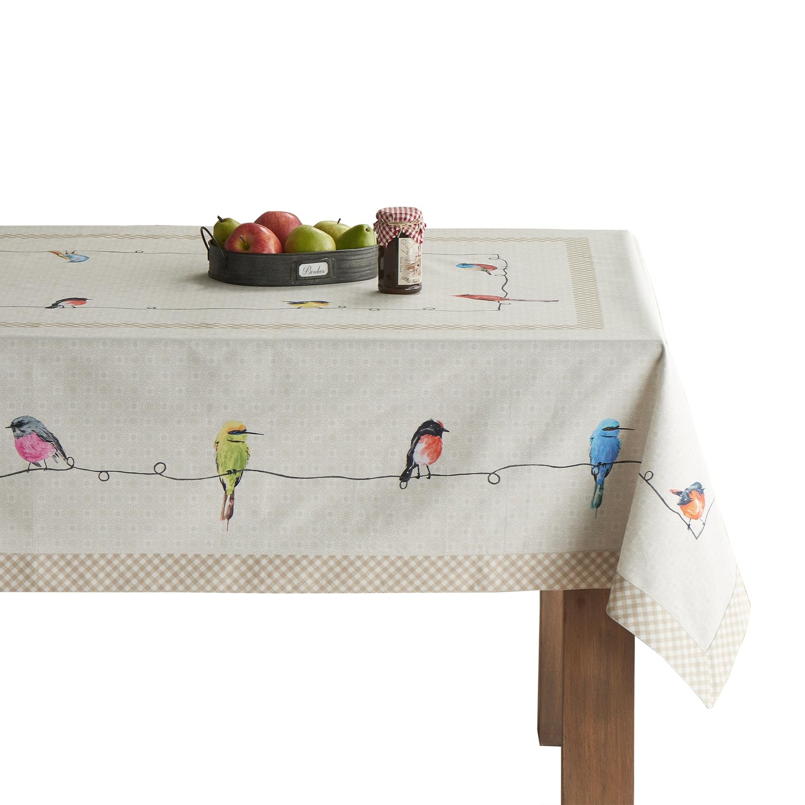 Table Cloth Rectangle Table 100% Cotton 60 x 90 Inches Tablecloth Reusable De... gallery