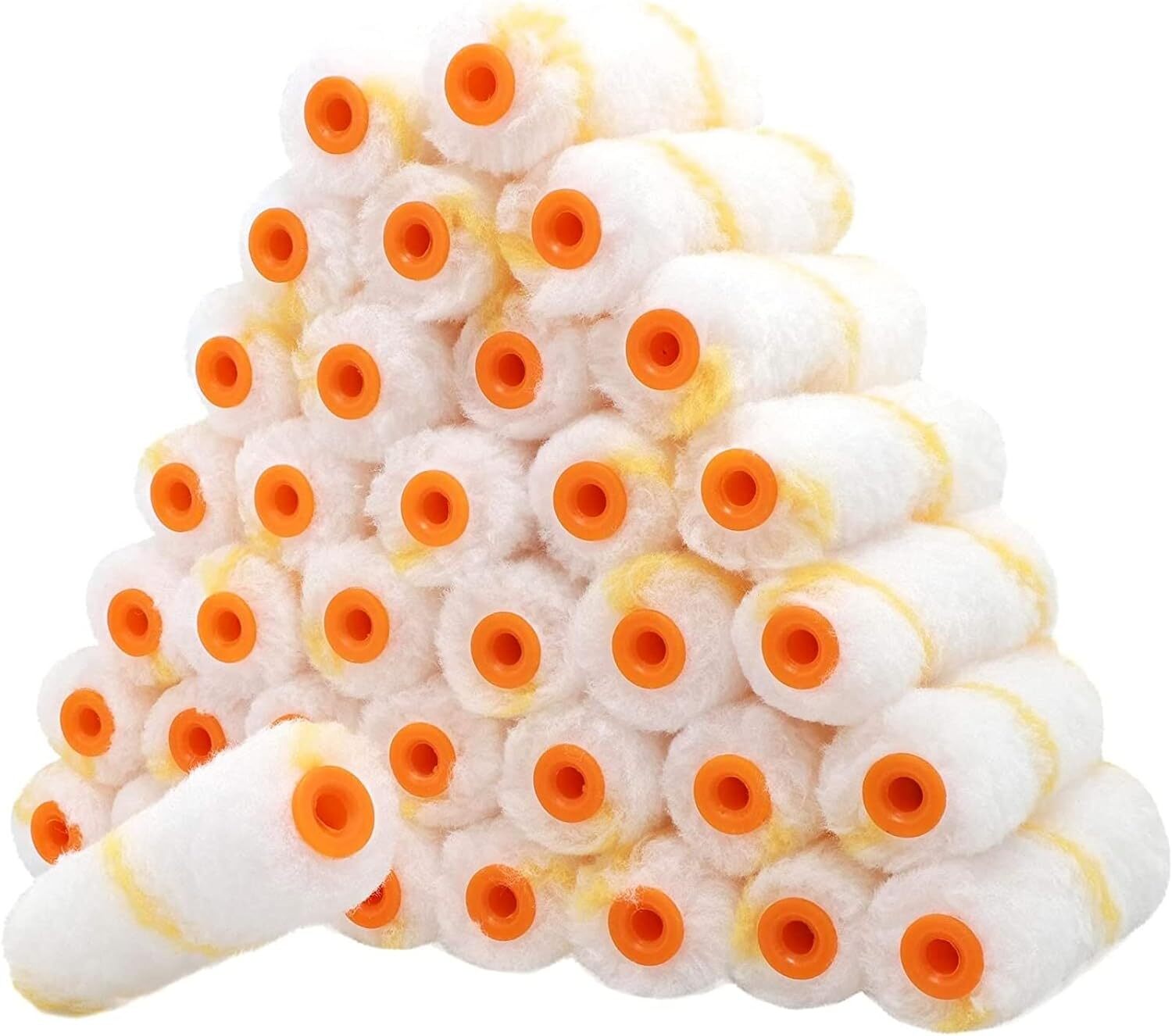30/60/90/120pcs Mini Paint Roller Covers, Naps for Paint Roller Brush (4 in) gallery