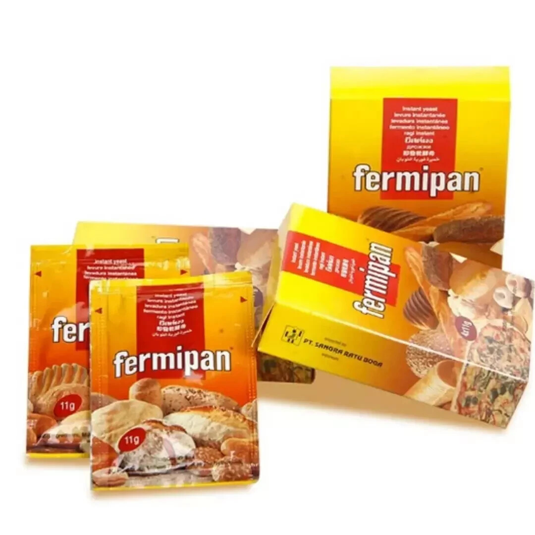 Fermipan Red Instant Dried Yeast For Fresh Baking Bakery Bread Bakers 4 sachets gallery