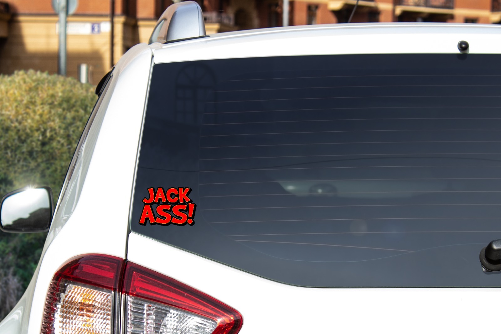 Jack Ass Decal Sticker Printed Die Cut Jackass Funny Insult Name Donkey Adulting gallery