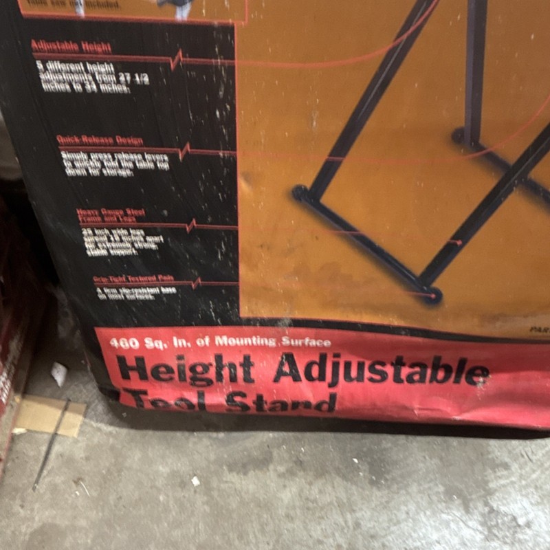 Craftsman Height Adjustable Tool Stand 922269, 20x23in, 90lb, Quick-Release gallery