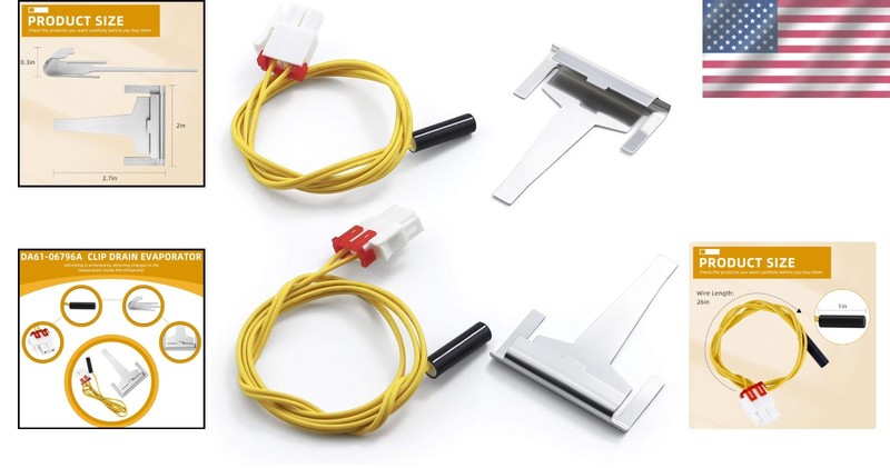 Samsung Refrigerator Defrost Drain Clip & Sensor - Easy Installation Solution gallery