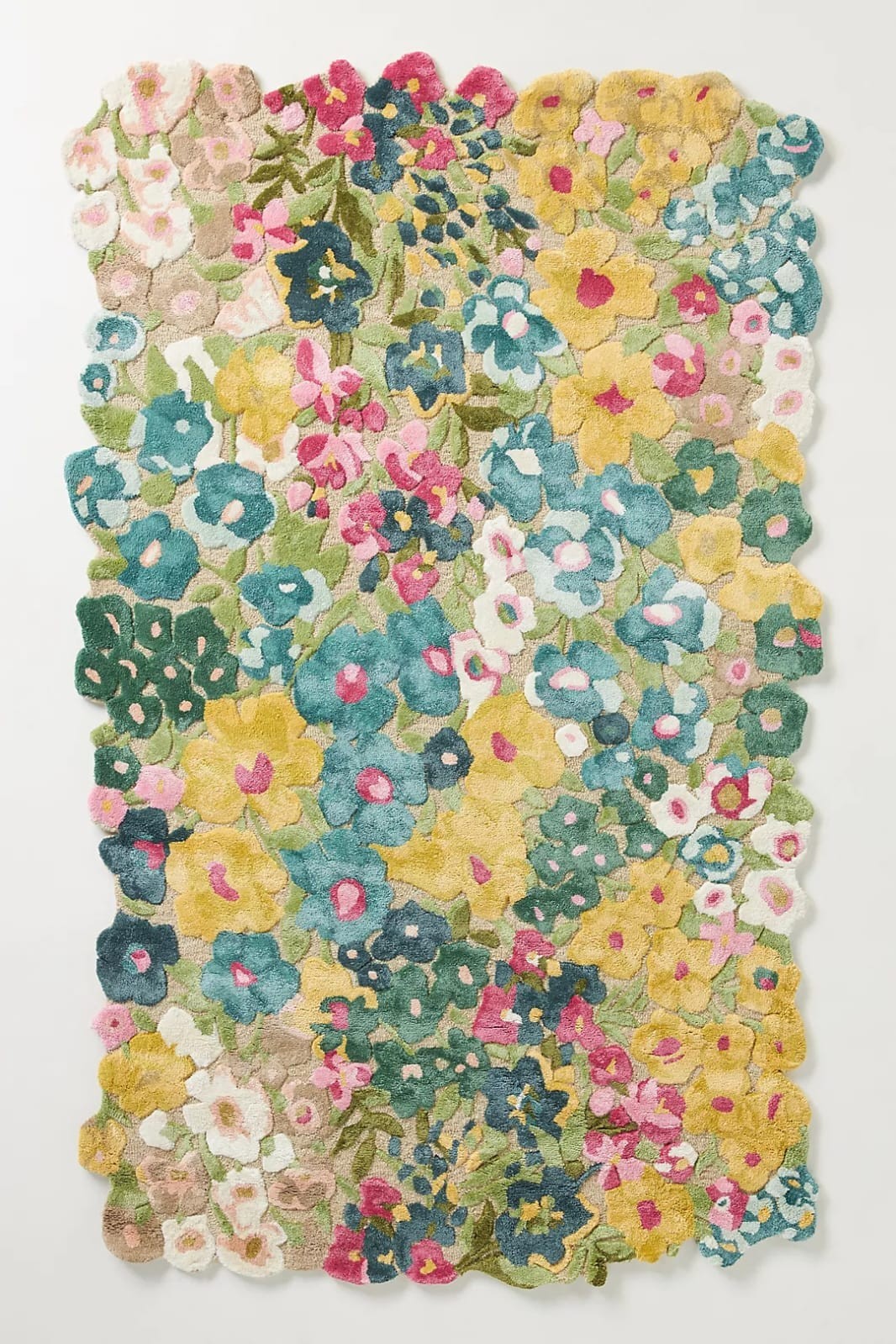 Cassia Rug Wool-Silk Hand Tufted Handmade Rug Anthropologie Area Rugs for Kids gallery