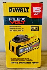 **NEW** 2025 DEWALT DCB615 FLEXVOLT 20V/60V 15.0Ah SINGLE BATTERY GENUINE