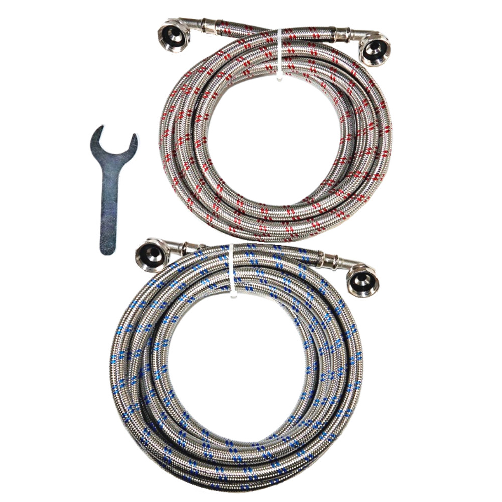 S-Configuration - Double-Sided 90 Degree Elbow Connections - Stainless Steel Was