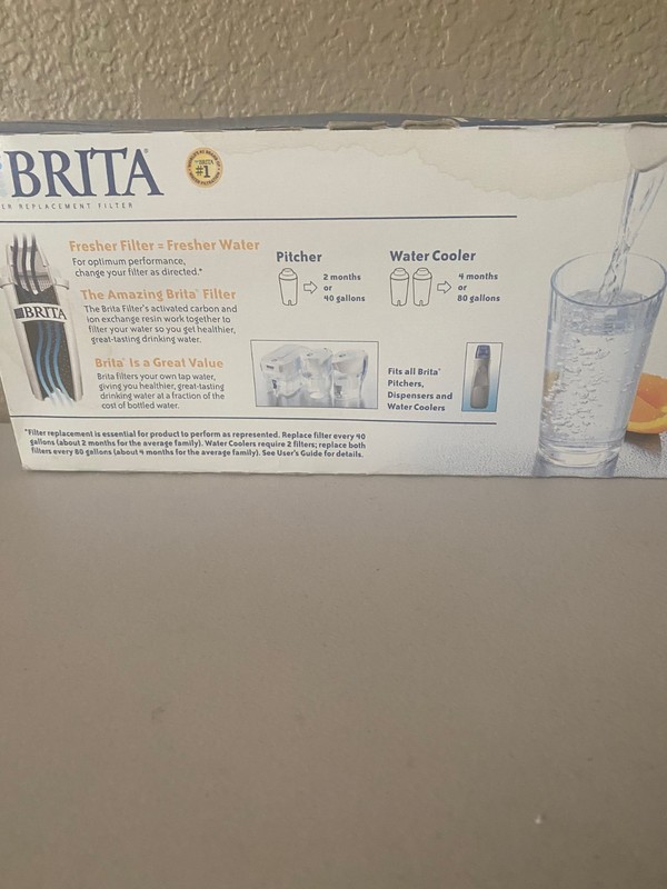 Brita 5 Pack Pitcher Standard Replacement Filters New Sealed Unopened gallery