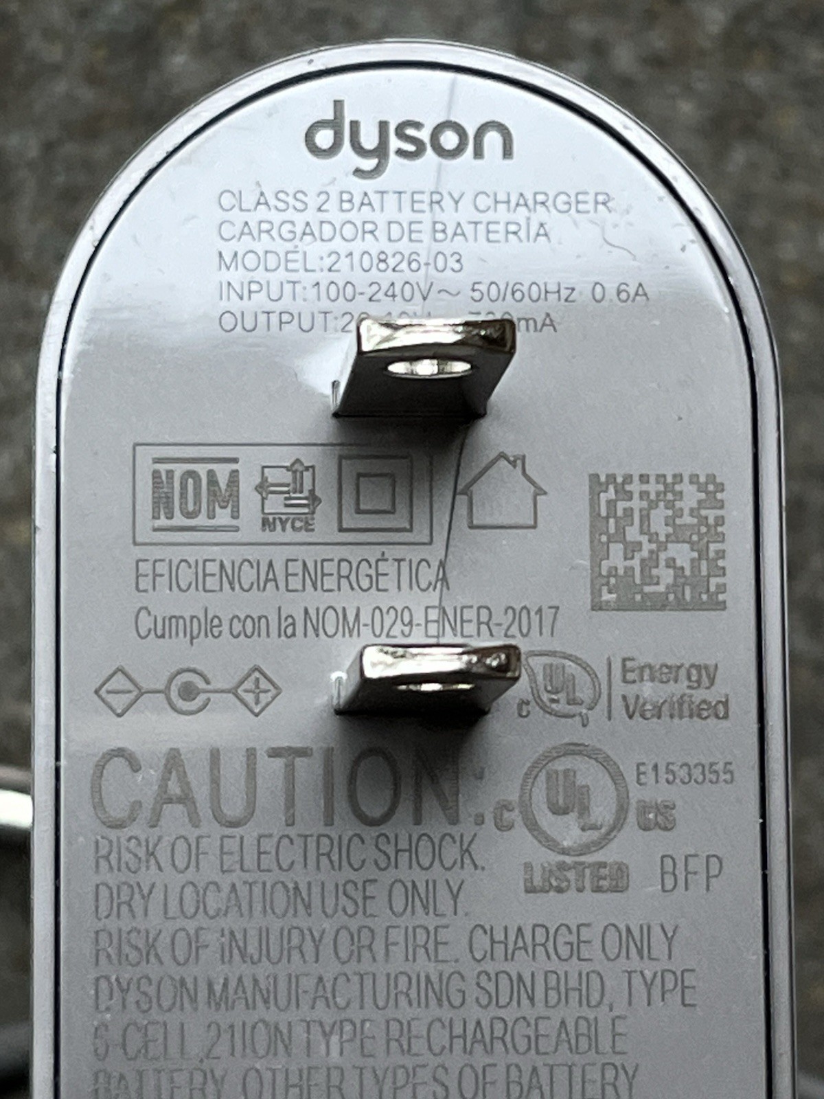 Dyson V8 Power AC Adapter Charger 210826-03 Genuine OEM Brand New SV25 Offer! gallery