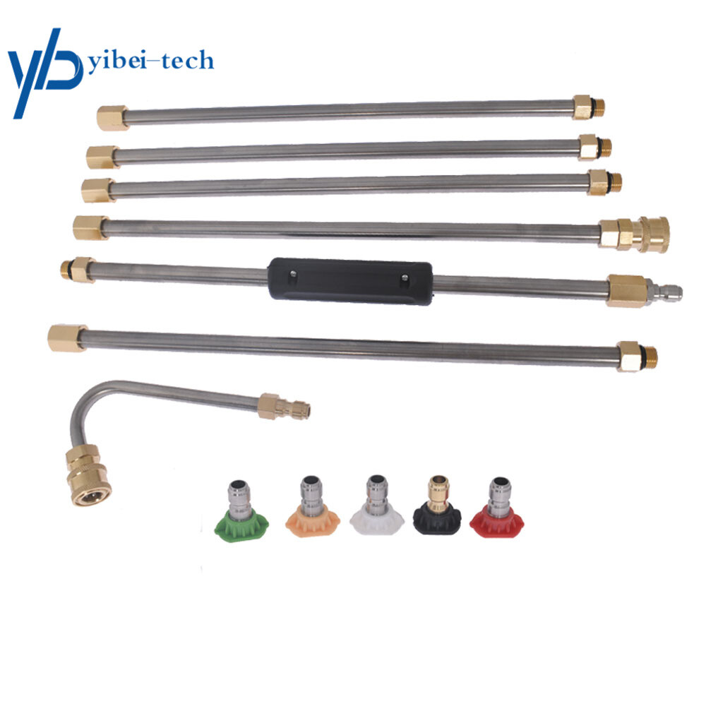 4000PSI High Pressure Washer Extension Wand Replace Lance Gutter Cleaner Nozzle gallery
