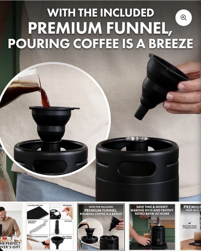 Cold Brew Coffee Maker 64oz/2Qt gallery