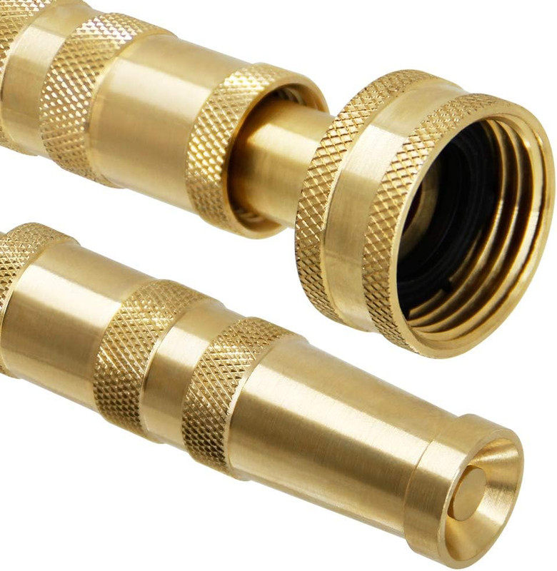 Twinkle Star Heavy-Duty Brass Adjustable Twist Hose Nozzle, 2 Pack, TWIS3432 gallery