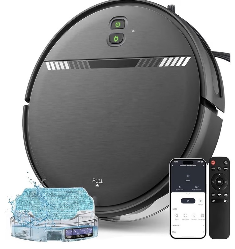 Robot Vacuum Cleaner BR151 WiFi + Remote + Charging Dock – Works Great gallery