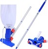 Pool Spa Jet Vacuum Cleaner W/ Brush & 4' Poles For Above-ground Pool, Spa gallery