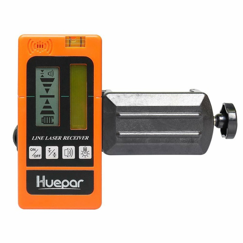 Self Leveling Laser Level Horizontal Vertical Line Green + Laser Receiver Huepar gallery