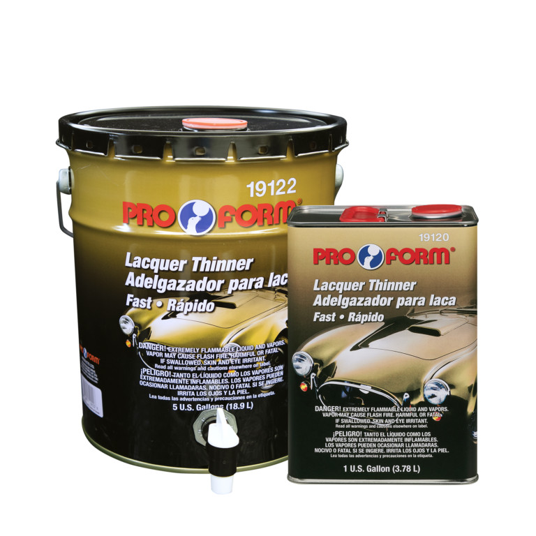Pro form Lacquer Thinner - Fast 1 & 5 Gallon