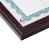 8x11 Diploma Certificate Picture Frame 8.5 x 11 Inch V-Light Wood Certificate gallery