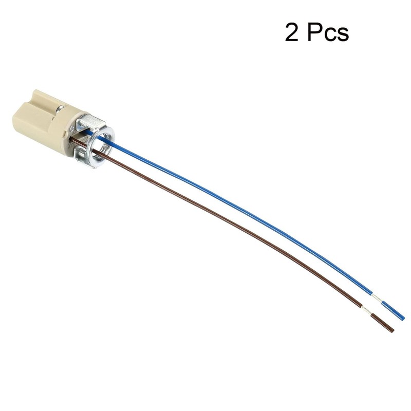 G9 Light Fixture Socket 100W Ceramic Base For Led Halogen Cfl Bulbs 2 Pack gallery