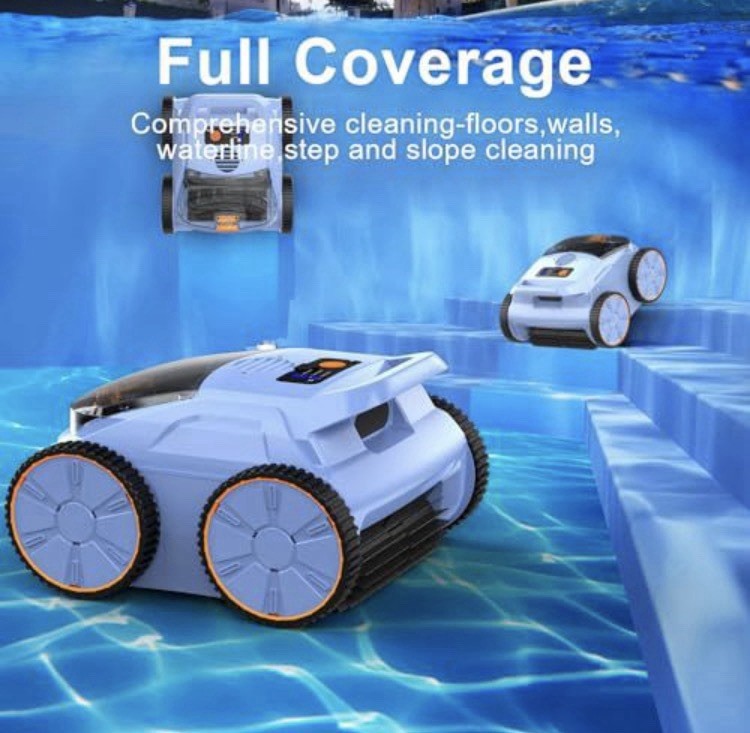 2026 Seauto Robotic Pool Cleaner 180min Cordless Pool Vacuum for Inground Pools gallery