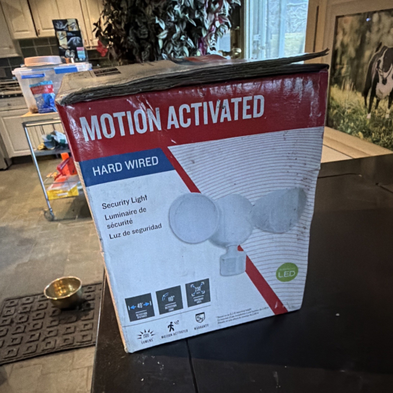 Utilitech Motion Activated Integrated LED Security Light Outdoor White gallery
