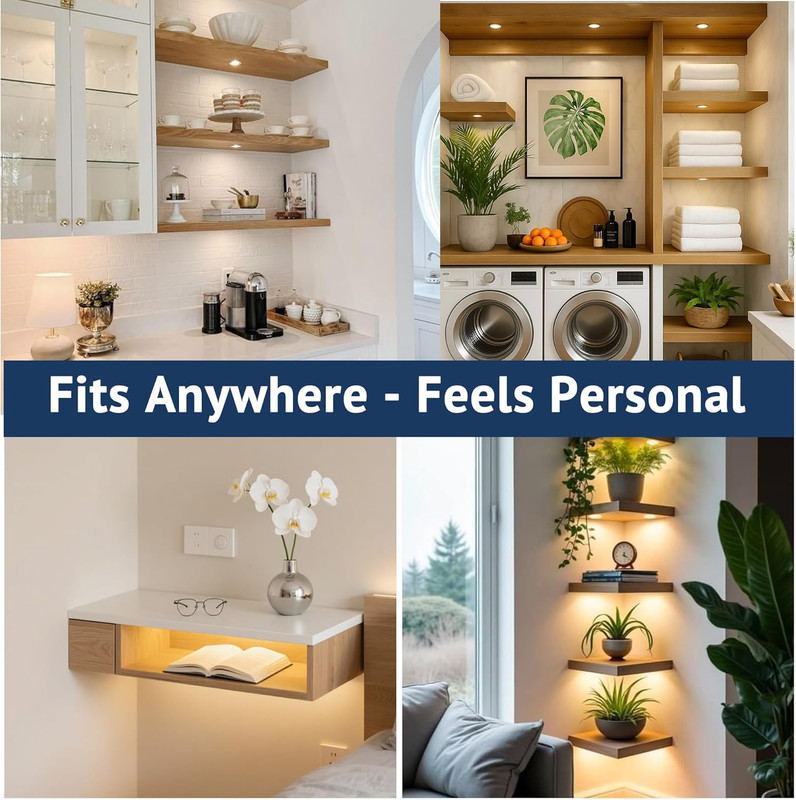Smart Under Cabinet Lights, Dimmable Puck Lighting with App & Voice Control gallery