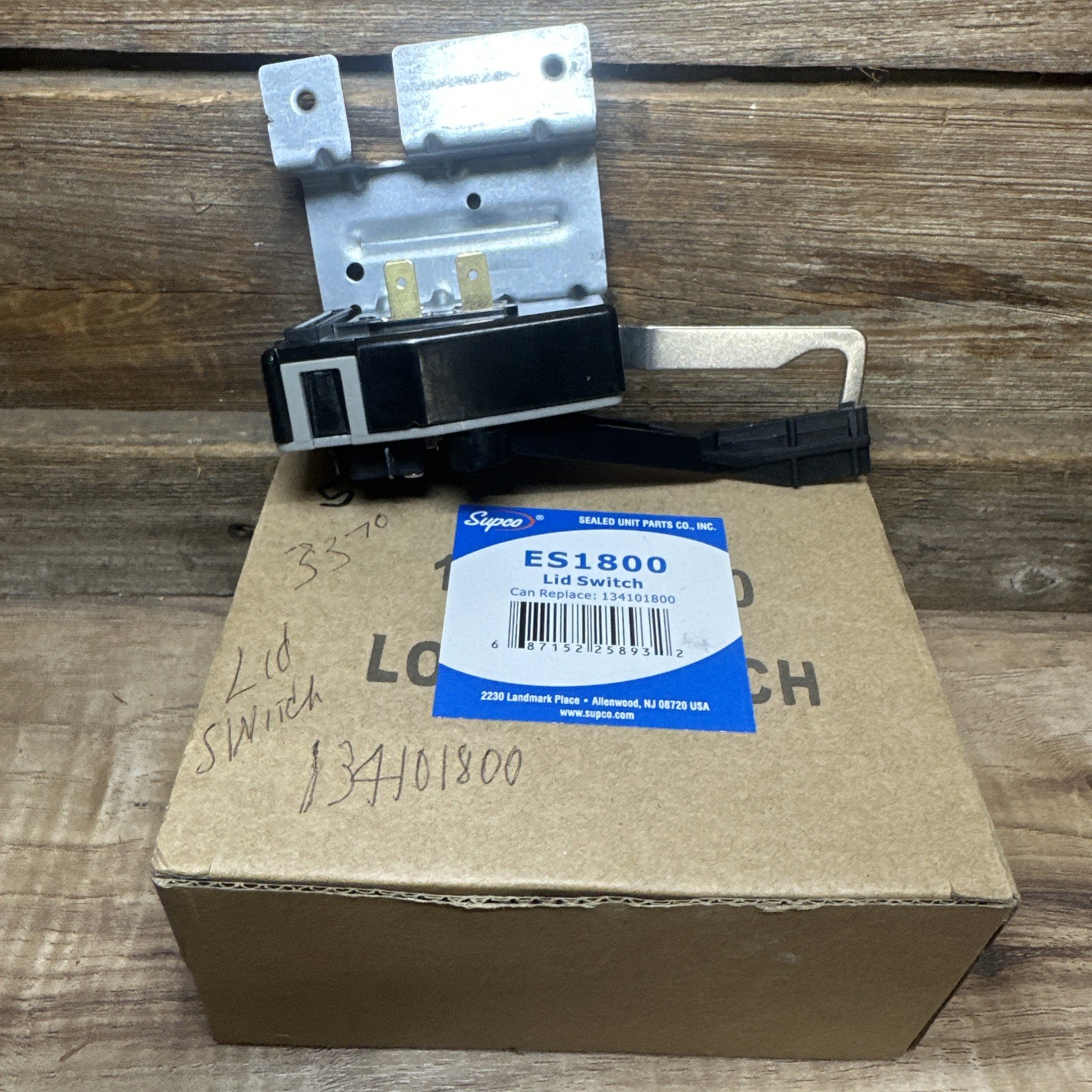 Supco Washer Lid Lock Switch for Frigidaire, AP3204390, 134101800, ES1800 gallery