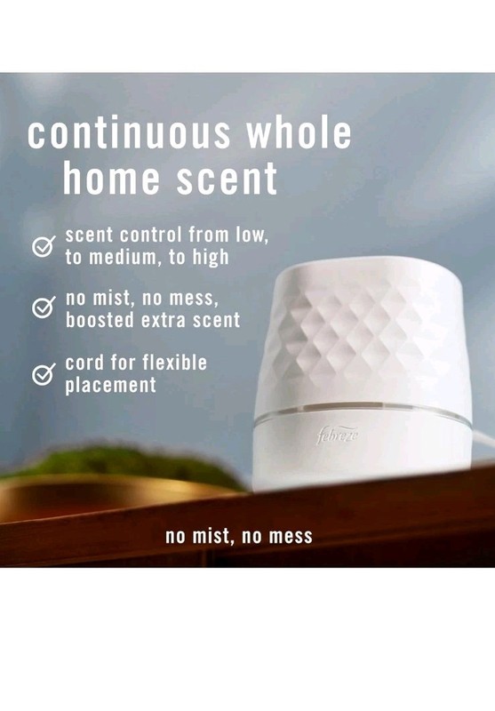Febreze Plug Scent Booster Starter Kit AirFreshener Oil Diffuser 2 CALM REFILL gallery