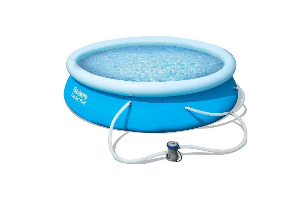 Bestway Fast Set 12ft X 30in Round Inflatable Pool Set gallery