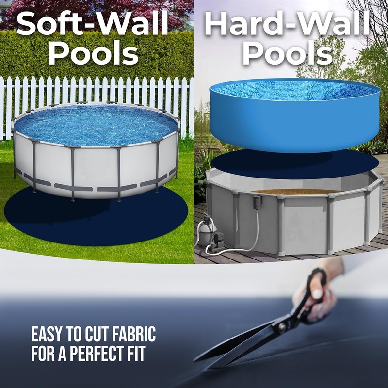 12-Foot Pool Liner Pad for Above Ground Pools - Under Pool Padding, Above Gro... gallery