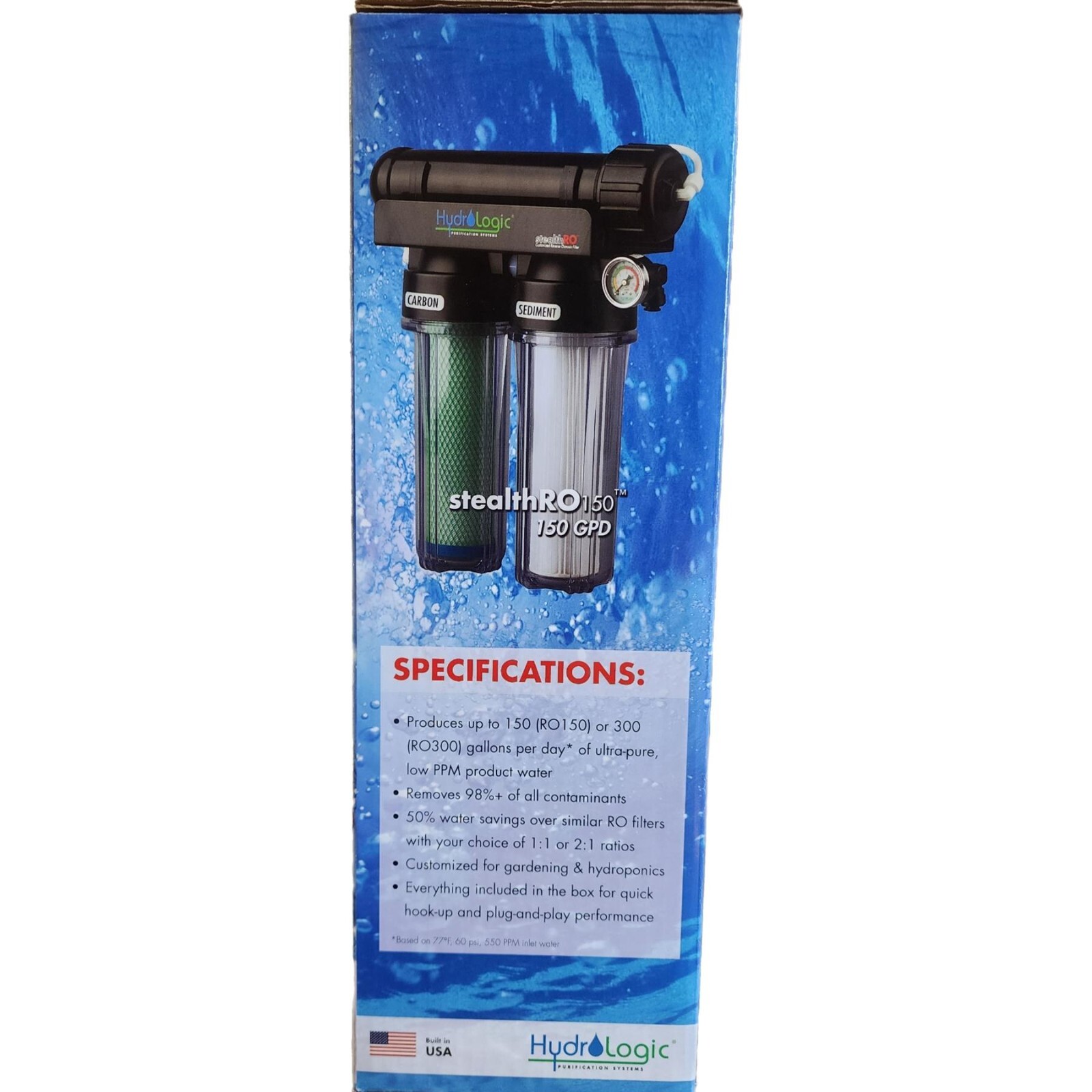 New Hydrologic Stealth-RO300 Reverse Osmosis System 300 GPD Hydroponic gallery