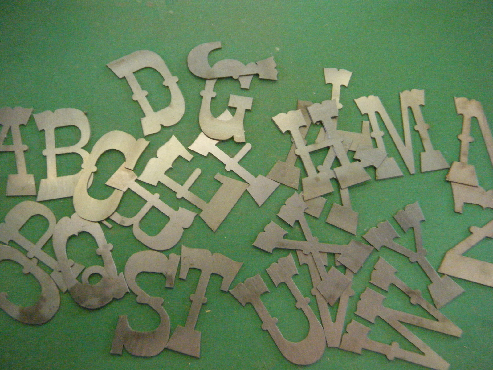 WESTERN STYLE 7" Metal Letters gallery