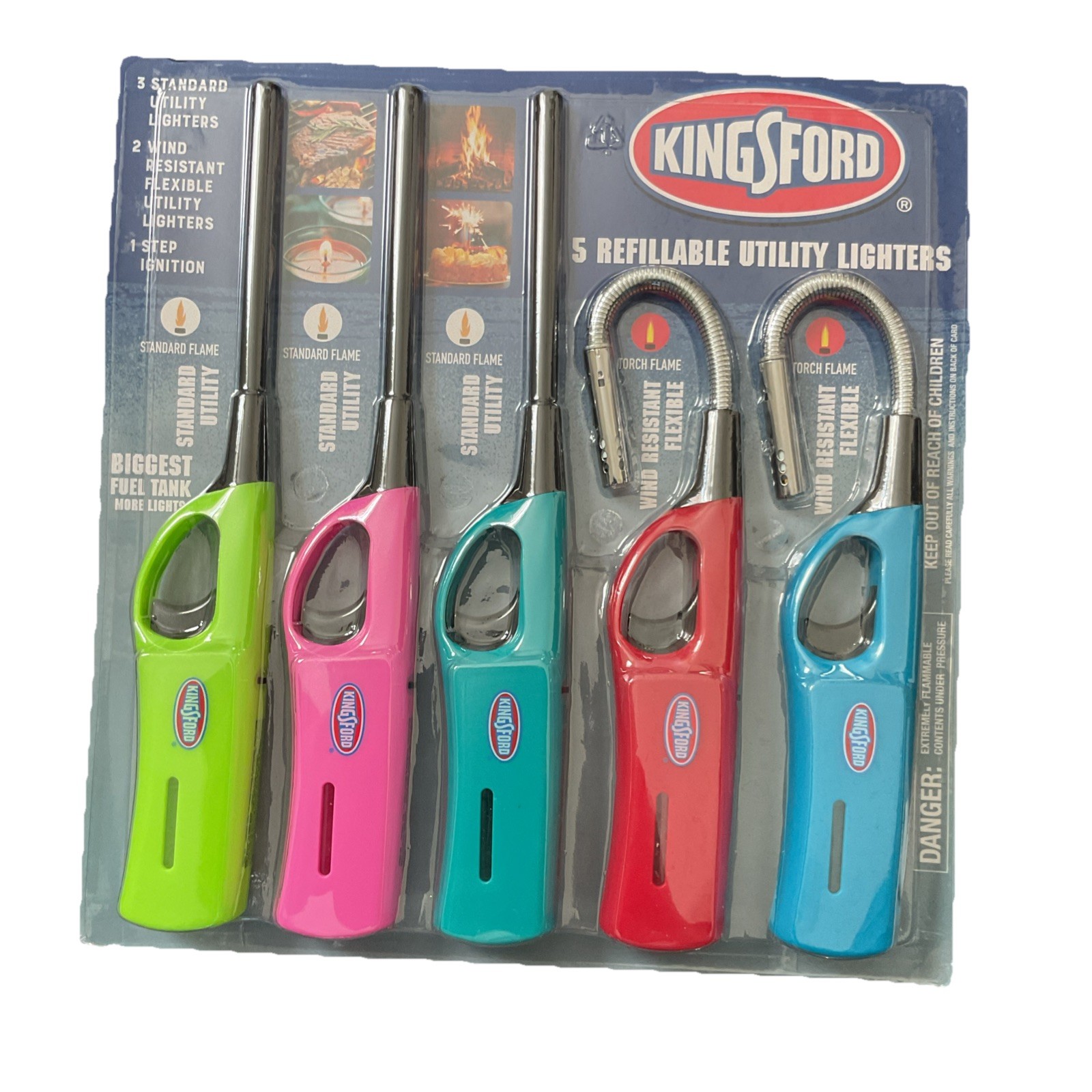 Utility Lighters 5 pc Value Pack Kingsford Limited gallery