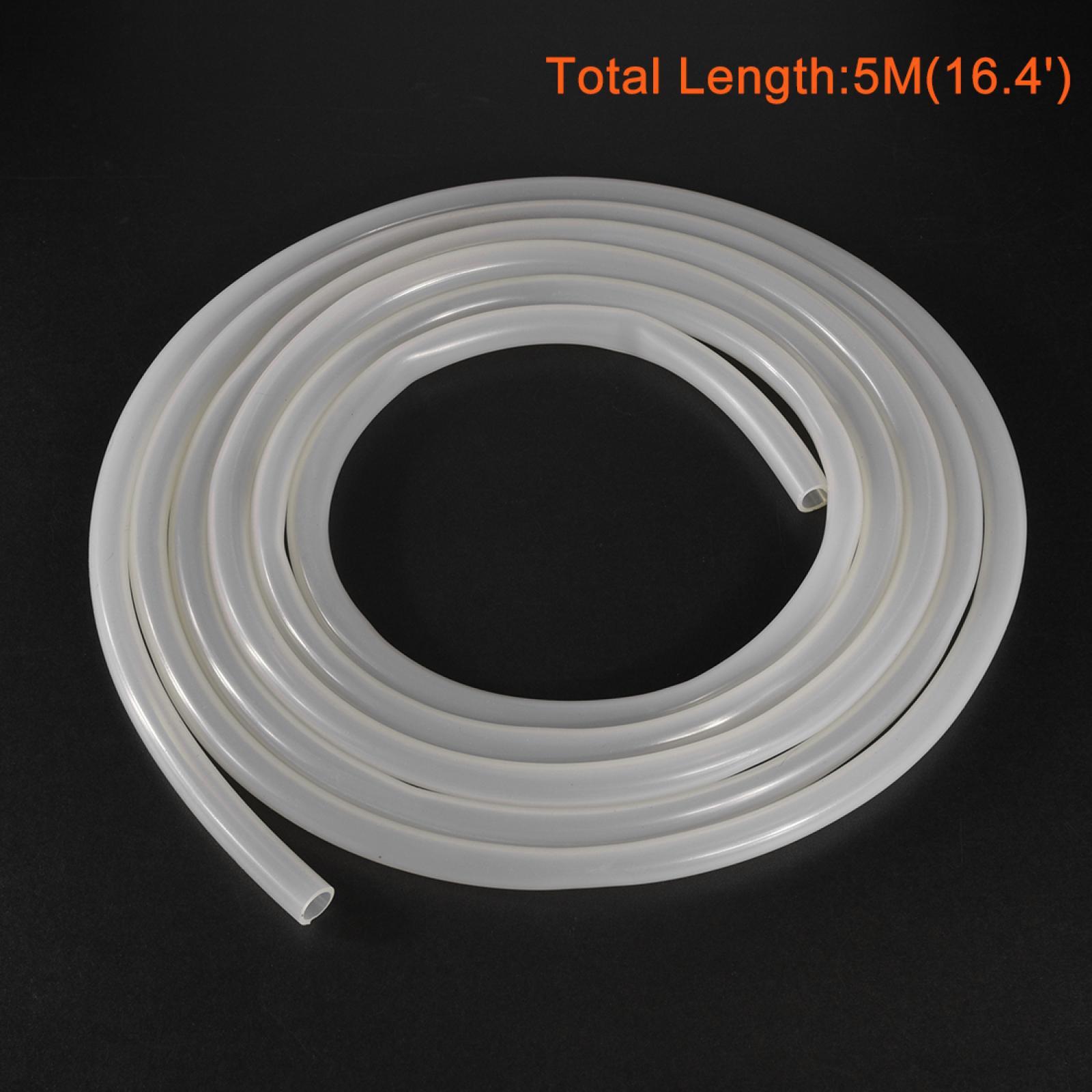 12 x 16mm Silicone Translucent Pipe Water Air Flexible Pump 5m 16.4Ft Long gallery