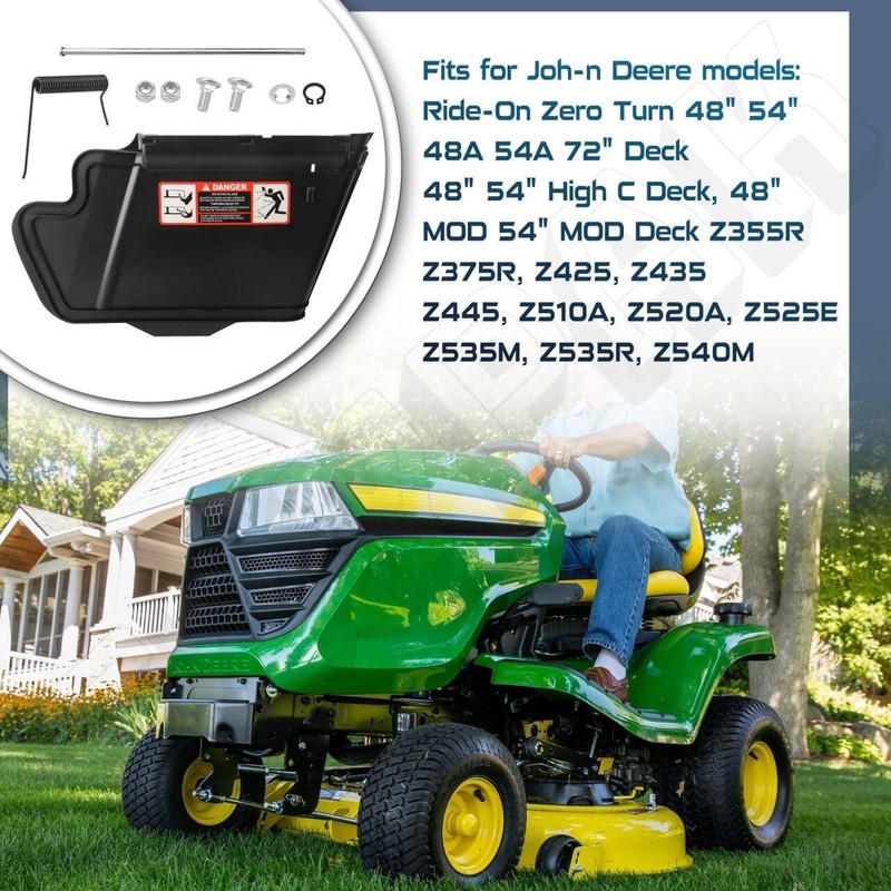 Mower Deck Discharge Chute for Joh-N Deere 48" 54" X300 X304 X320 X500 X520 X534 gallery