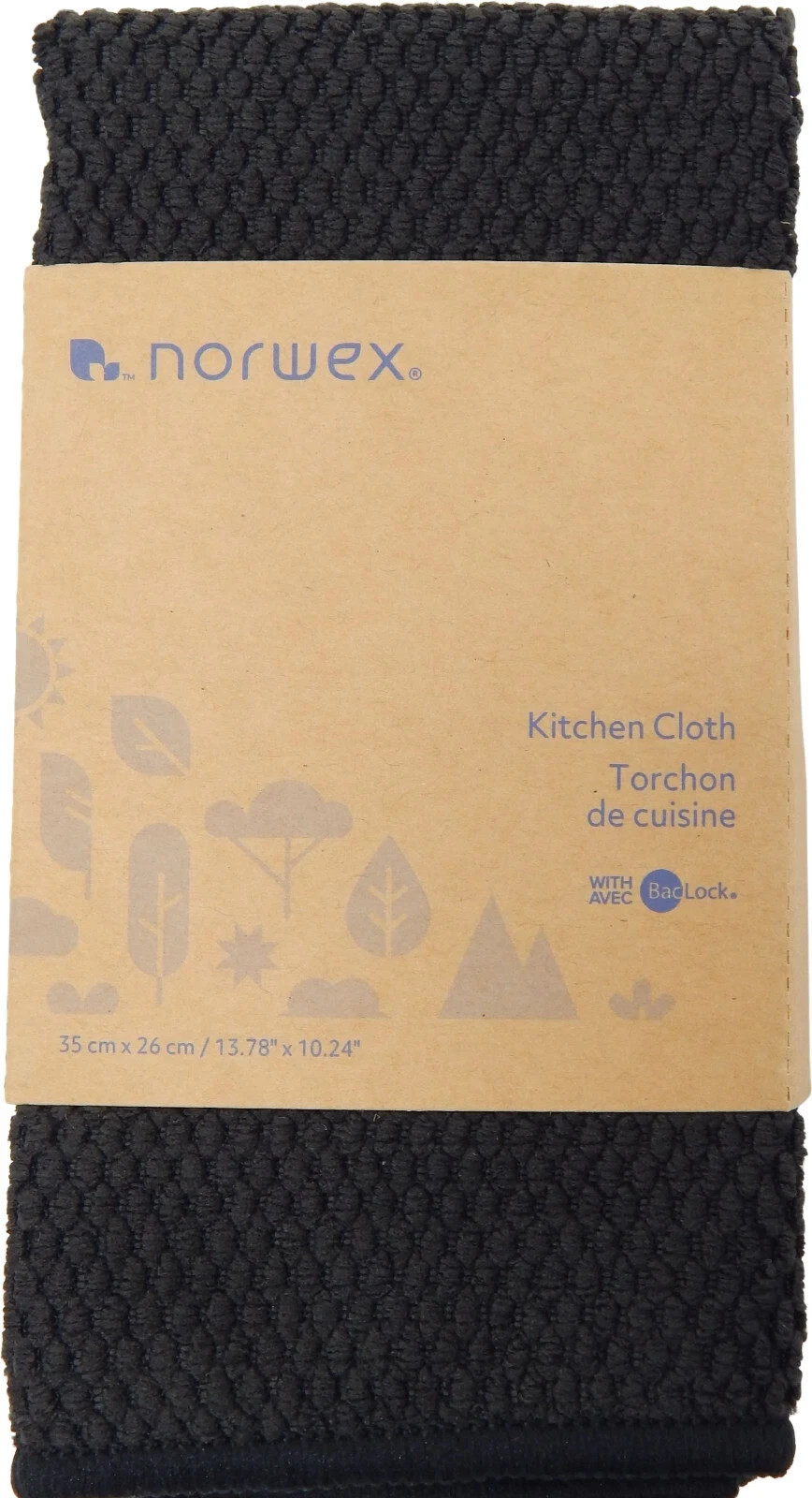 Norwex Diamond Textured Kitchen Cloth - Onyx 707030 gallery