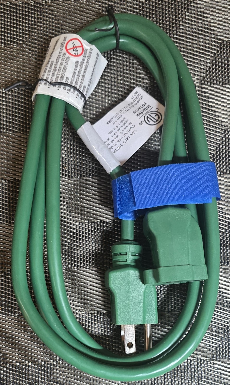 Clear Power Green Electrical 6 Foot 3 Prong Outdoor Extension Cord gallery