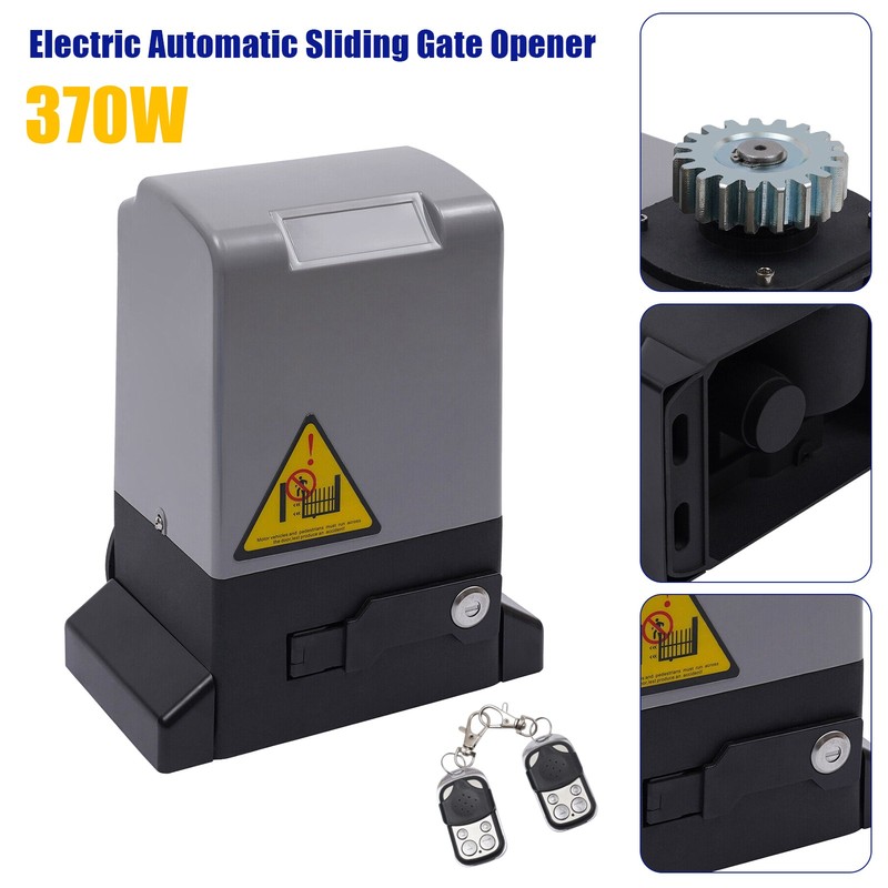 1400LBS Electric Automatic Sliding Gate Opener Door Operator&Remote Control 370W gallery