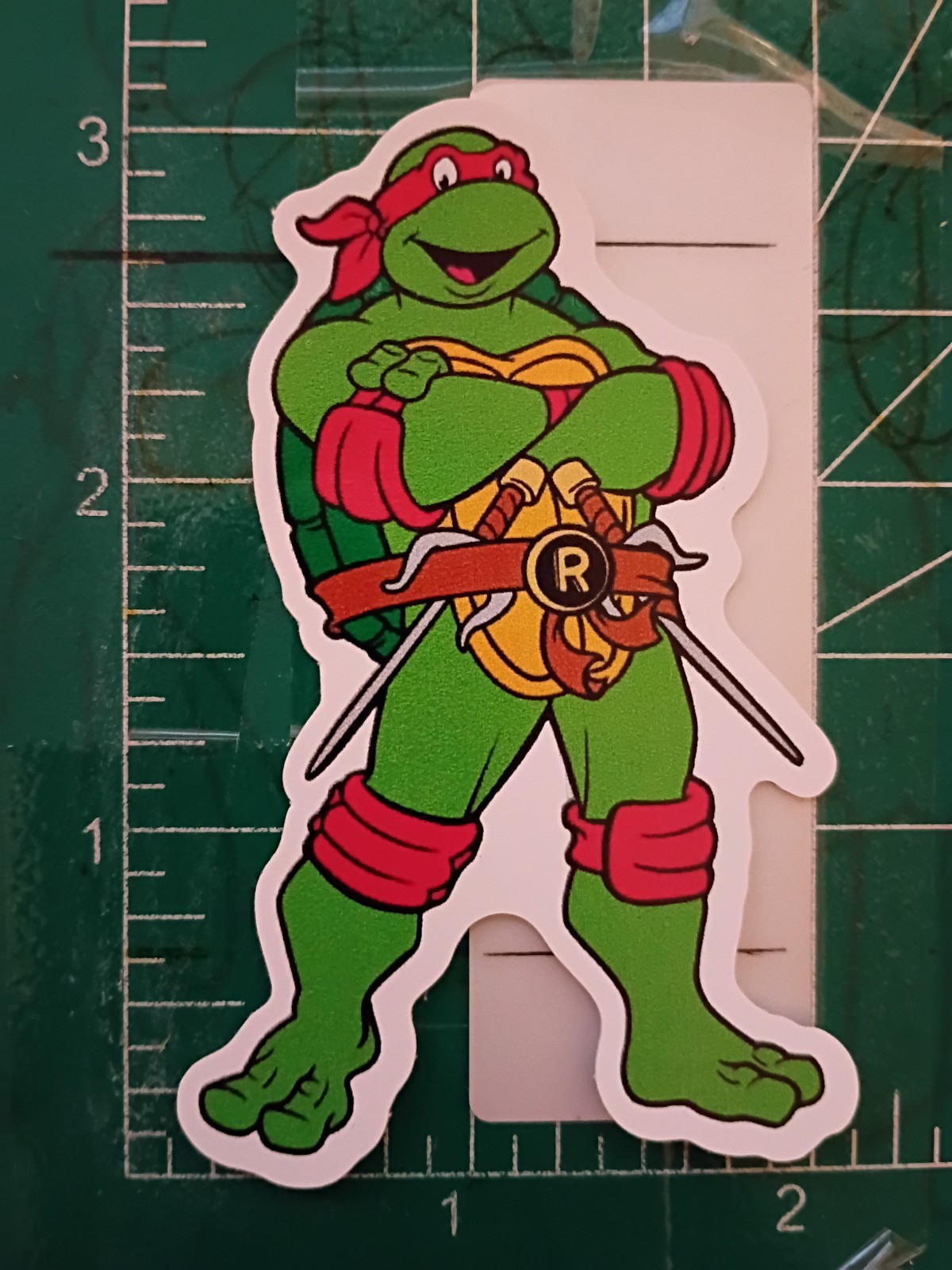 TMNT STICKER X RAPHAEL STICKER X VYNIL HIGH GLOSS DIECUT STICKER X 3X2 INCH STIC gallery